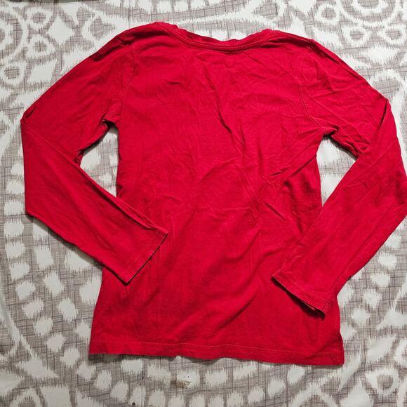 The Original Arizona Jean Company Size M 10/12 Red Long Sleeve Shirt - Picture 4 of 5